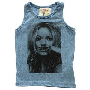 Eleven Paris Kids Kate Moss Unisex Tank Blue